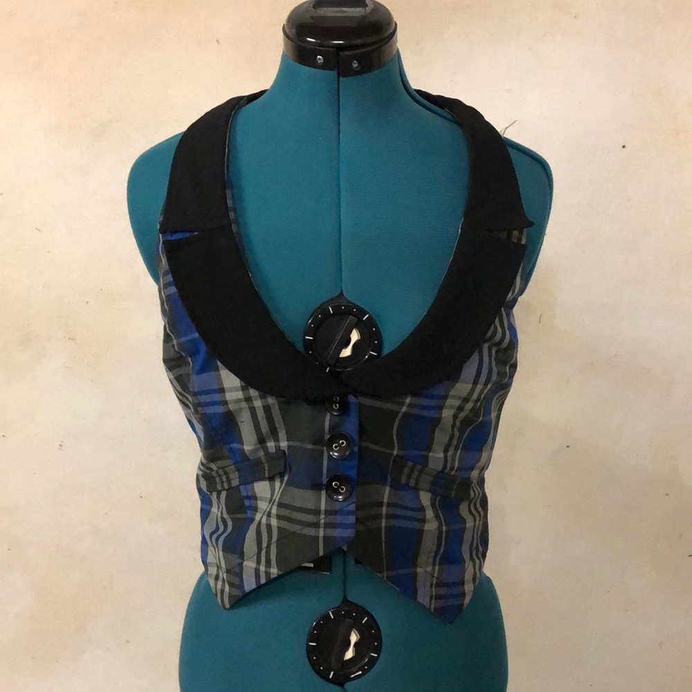 Anchor Blue Crop Top